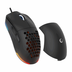 Miš gaming RAMPAGE BLINK Black 7 Macro Keys RGB 12800 DPI, 40072