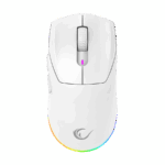 Miš gaming RAMPAGE PROTE M5 Pro Wireless White RGB LED Charged 26000 DPI 3395 Sensor, 41247