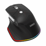 Miš Everest SMW- 178 Handy 2in1 Bluetooth 2,4GHz Black Rechargeable 4000 DPI Horizontal/Vertical Wheel Ergonomic RGB Mouse, 41042