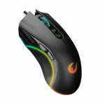 Miš gaming RAMPAGE SMX-R22 PhoenIX V2 Black, 7 key RGB 12800DPI, 31393