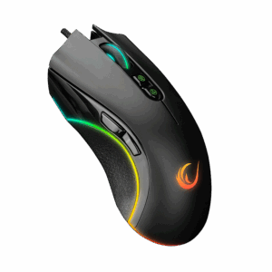 Miš gaming RAMPAGE SMX-R22 PhoenIX V2 Black, 7 key RGB 12800DPI, 31393