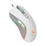 Miš gaming RAMPAGE SMX-R22 PhoenIX V2 White 7 key RGB 12800DPI, 39102