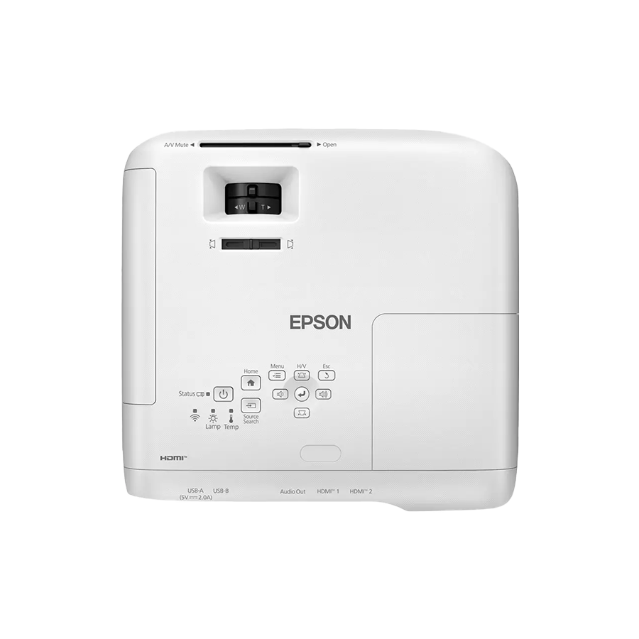 PROJEKTOR EPSON EB-FH54 3LCD.FHD 1920 x 1080. 4.000 lumena. HDMI, WIFI, USB(A). USB(B.Miracast, Izlazni priključak za utičnicu, Apple AirPlay 2. WiFi