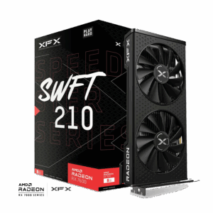 VGA XFX SPEEDSTER SWFT 210 AMD Radeon RX 7600 8 GB GDDR6 128-bit HDMI 3x DP RX-76PSWFTFY