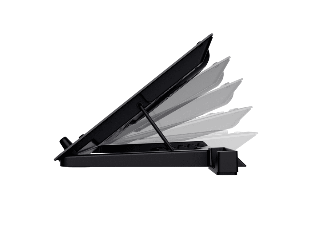 Trust Quno Cooling Stand LED GXT 1125 Laptop cooling stand sa 5 ventilatora + stalak za telefon