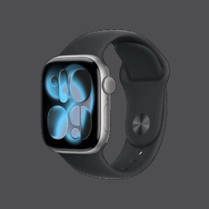 Apple Watch Series 11 GPS 46mm Space Grey Aluminium Case With Black Sport Band MEV44 M/L