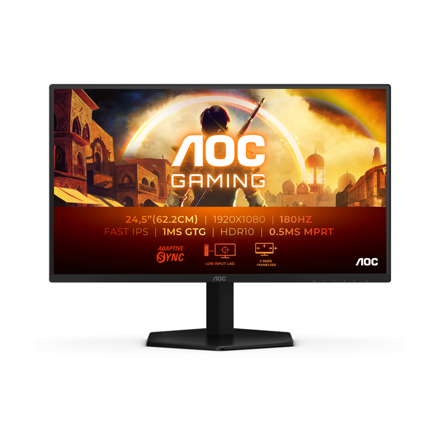 Monitor AOC 25G42E Gaming 24.5″ 1ms IPS Premium HDR10 HDMI DP FullHD 180Hz