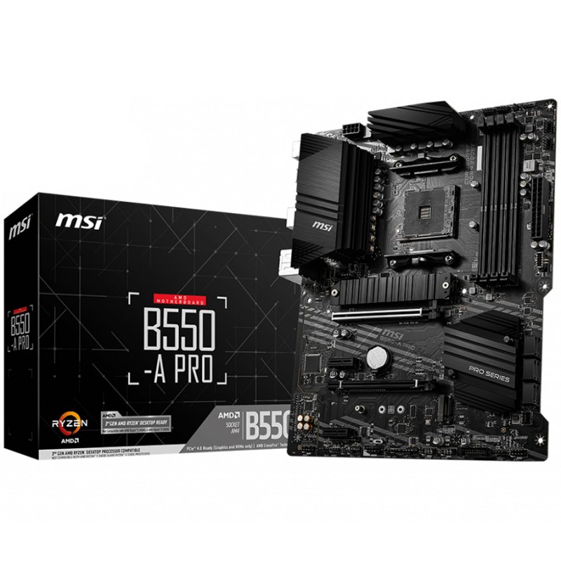 MSI Main Board Desktop B550-A PRO (AM4