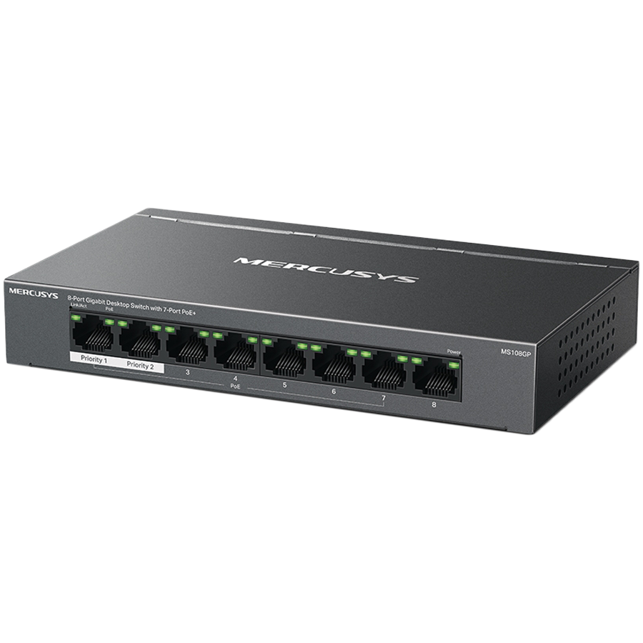 Mercusys MS108GP 8-Port Gigabit Desktop Switch