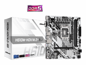 ASROCK MB H610M-HDV/M.2+ D5;Intel H610;2xDDR5;VGA