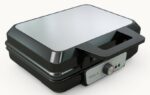 TESLA Waffle Toster WM200BX; Snaga 1000 W; Hladna ručka na dodir; Ploče s neljepljivim premazom za jednostavno čišćenje; Podesivi gumb za kontrolu temp.; Odlaganje: Omotajte kabel i stavite ga uspravno; Svjetlosni indikator spremnosti i napajanja