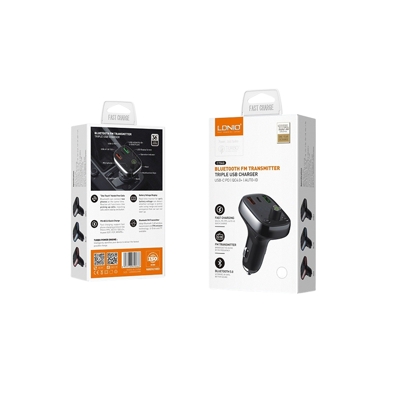 FM Bluetooth transmiter LDNIO C704Q iPhone USB