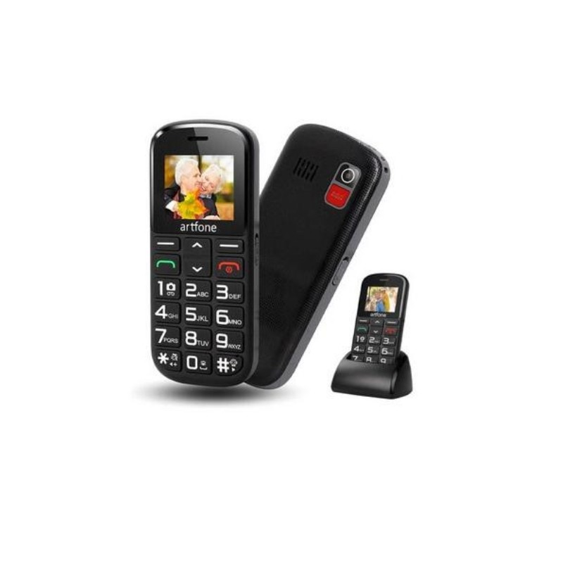 Telefon na tipke Artfone CS182 sa charging dock-om Black - Image 2