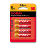 Baterija KODAK,CKLR6 AA CINK KLORID 4/1 (887930951042)