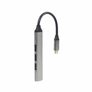 USB HUB GEMBIRD 4-port Type-C GEMBIRD (USB3 x 1 port, USB2 x 3 ports), silver, UHB-CM-U3P1U2P3-03