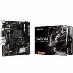 BIOSTAR MB B450 AM4 2 x DDR4 4 x SATA II 1 x VGA