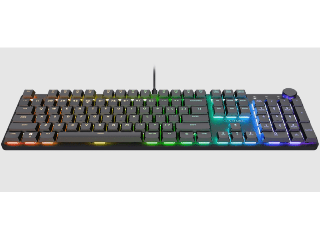 Trust GXT866 Torix mehaničkatastatura, US layout, žičana,USB 2.0, RGB, crna