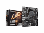 Gigabyte MB [A520M K V2 G10]; AM4; 2xDDR4; up to 5100MHz/64GB; M.2; 4xSATA; 6xUSB; VGA