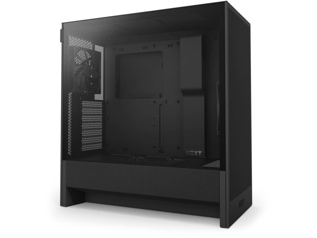 NZXT H5 Flow Black TG, Mid-tower, ATX 2x 120mm quiet fans