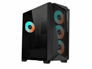 Gigabyte CASE C301G Black; 3xARGB fans(1xRear; 3xFront); GPU H : 400mm; Dust filter