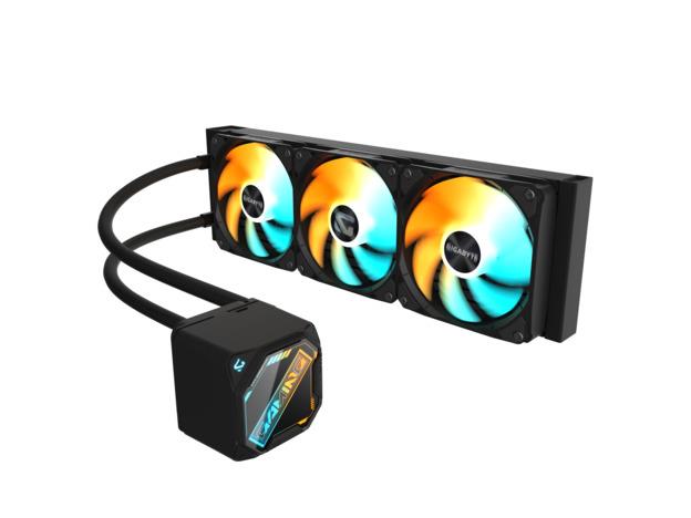 Gigabyte Liquid Cooler GME 360 3x ARGB fan, Black LGA 1851/1700/115X/1200, AM5 / AM4