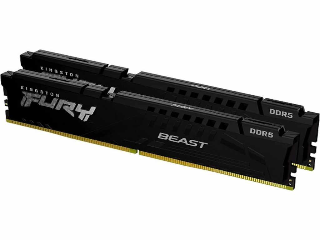 Kingston 32GB 6000MHz DDR5Fury Beast (2x16GB), CL30,XMP, EXPO, 2RX8, 288-pin 16Gbit