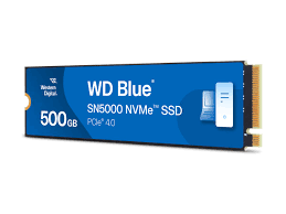 WD SSD 500GB Blue SN5000 NVMe;M.2 2280;PCIe Gen4;5000/4000 MB/s