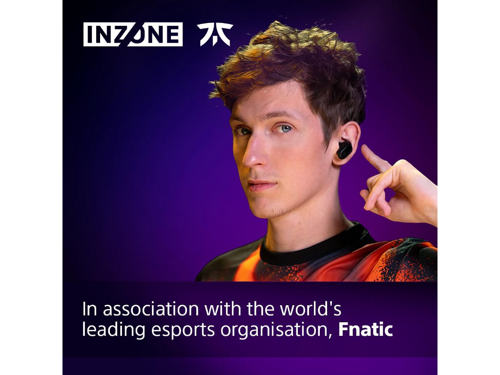 Sony gaming slu BT INZONE budsbežične; 360 Spatial Sound;24h baterija; AI mikrofon; boja crna - Image 2