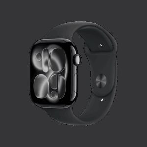 Apple Watch Series 11 GPS 46mm Jet Black Aluminium Case With Black Sport Band MEUW4 M/L