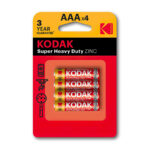 Baterija KODAK,RO3 AAA CINK KLORID 4/1, 1,5 V (887930953329)
