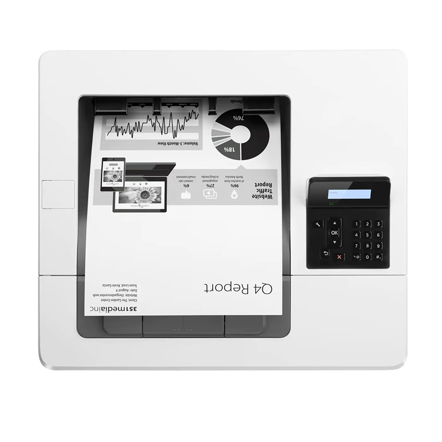 Printer HP LaserJet Pro M501dn 45str/min 4800dpi Duplex. LAN. toner CF287A/287X J8H61A