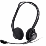 LOGITECH PC960 Corded Stereo Headset BLACK - USB