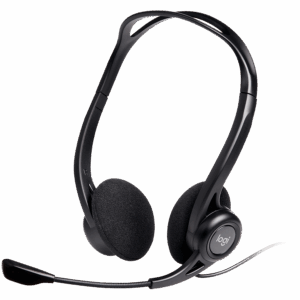 LOGITECH PC960 Corded Stereo Headset BLACK - USB