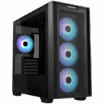 ASUS A21 PLUS Tempered Glass microATX case Black