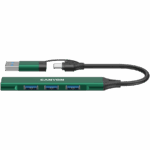 CANYON hub DS-02 4in1 USB-A/C Green
