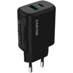 CANYON charger OnCharge 250 25W 1xPD 1xQC EU Black