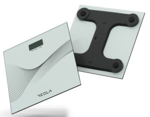 TESLA Tjelesna vaga BS103W; Kapacitet: 180 kg; Jedinica: kg/lb; Veličina proizvoda: 30x30x2