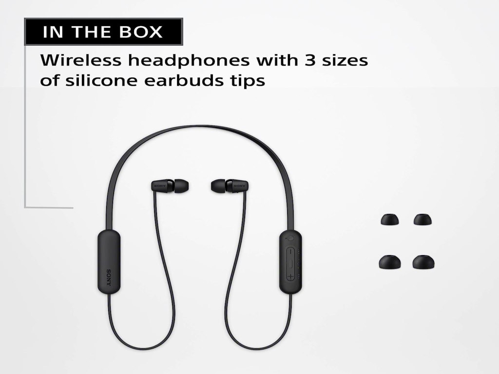 Sony slusalice WIC100, crnein-Ear; Bluetooth; sa mikrofon