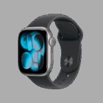 Apple Watch Series 11 GPS 42mm Space Grey Aluminium Case With Black Sport Band MEQW4 M/L