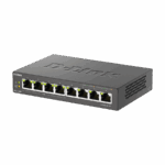 SWITCH 8 portni 10/100/1000 D-LINK, DGS-1008P/E,4 port POE