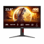 MONITOR AOC Gaming 24G4HA 24" 200Hz Fast IPS, 1920x1080 FHD, 0.5ms MPRT / 1ms GtG, 1000:1, 178/178, 2xHDMI 2.0 / DP 1.4 / Audio Out + 2x2W, Full Ergo,