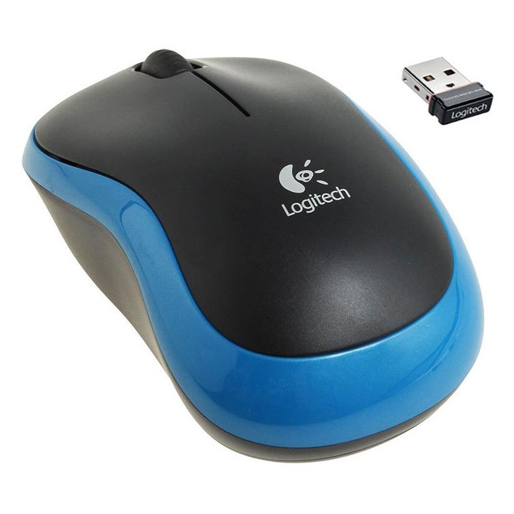 LOGITECH M185 Wireless Mouse – BLUE – EWR2