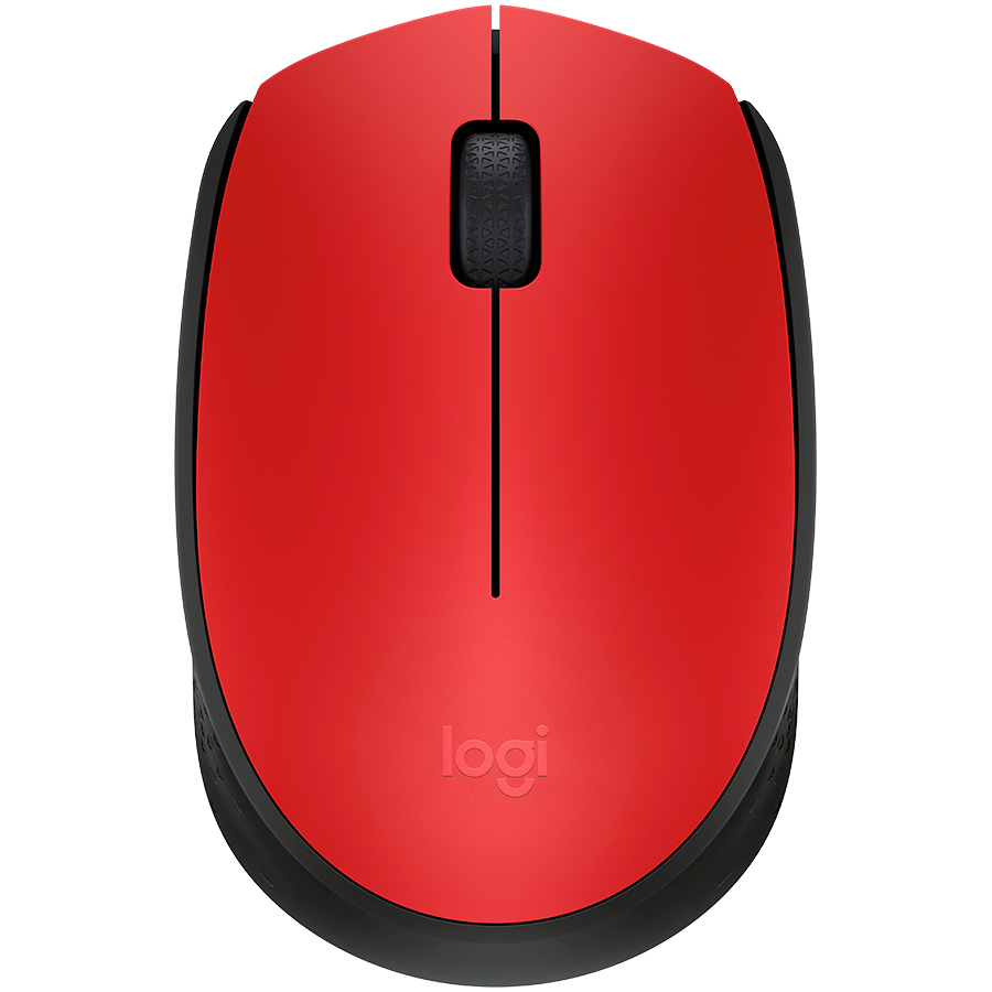 LOGITECH M171 Wireless Mouse – RED