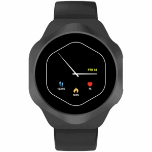 CANYON Smart Watch Hexagon 88 BT-CALL Black