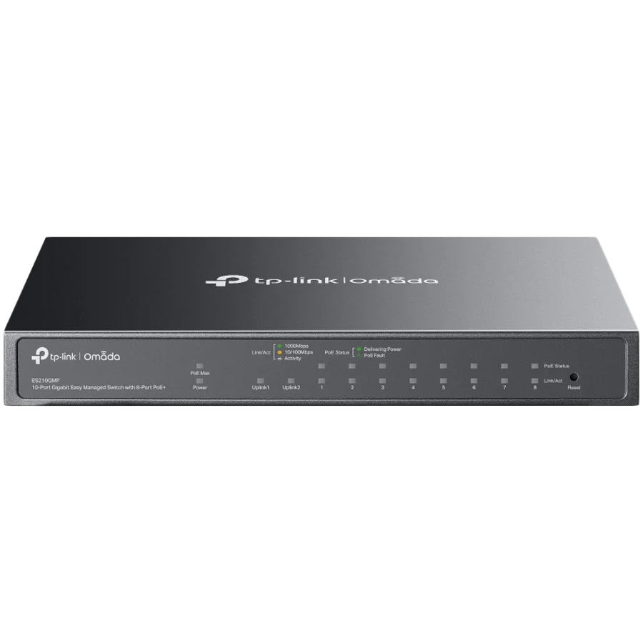 Omada 10-Port Gigabit Easy Managed Switch with