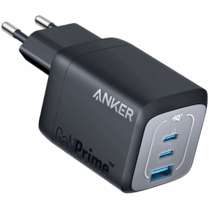 Anker Prime 67W GaN Wall Charger (3 Ports) Black