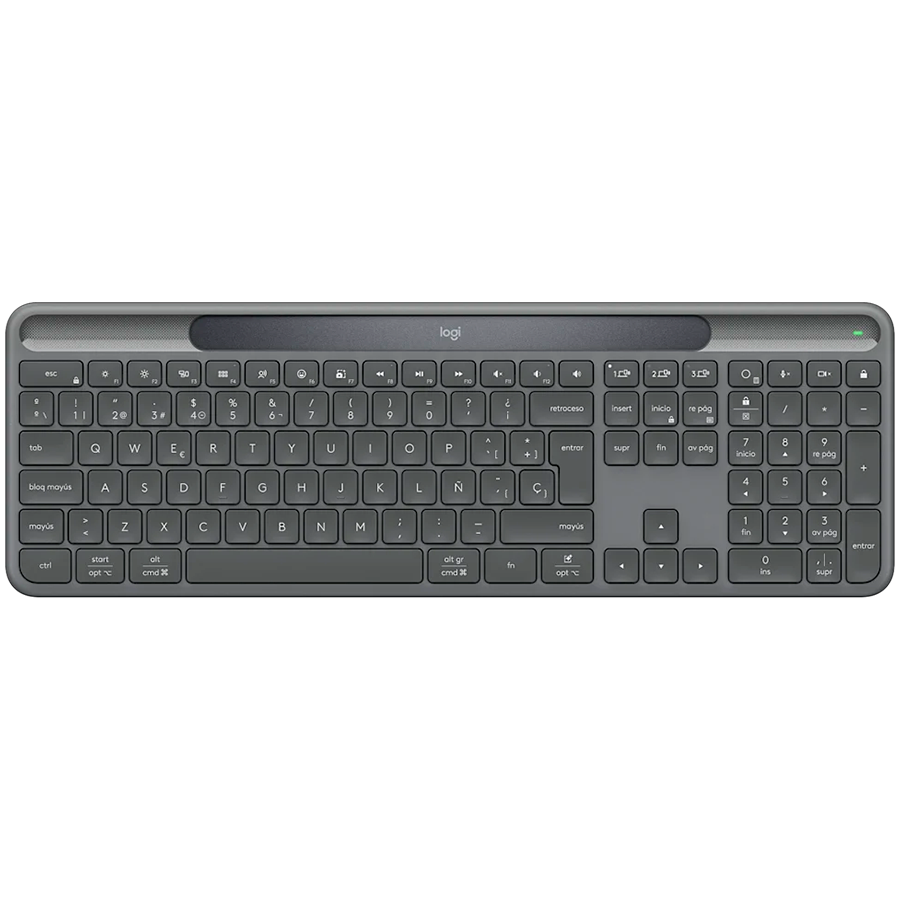 LOGITECH Slim Solar+ – GRAPHITE – 2.4GHZ/BT –