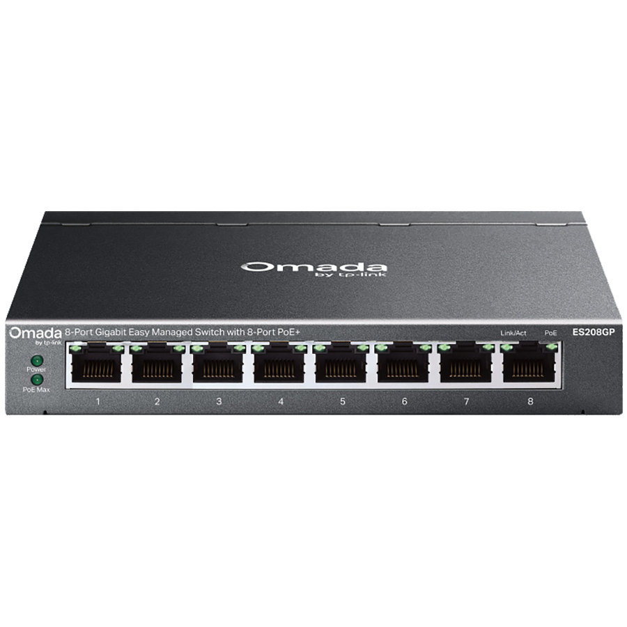 TP-Link ES208GP Omada 8-Port Gigabit Easy Managed