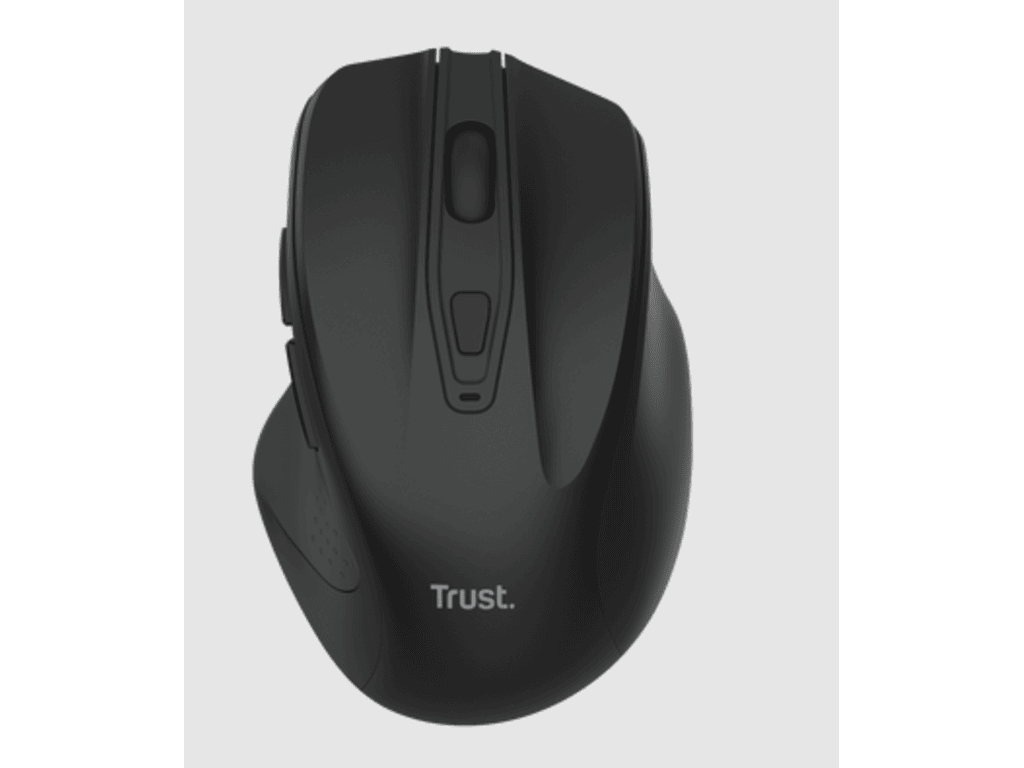 Trust Nito silent wireless miš, USB-A, 800-2200 dpi, crni