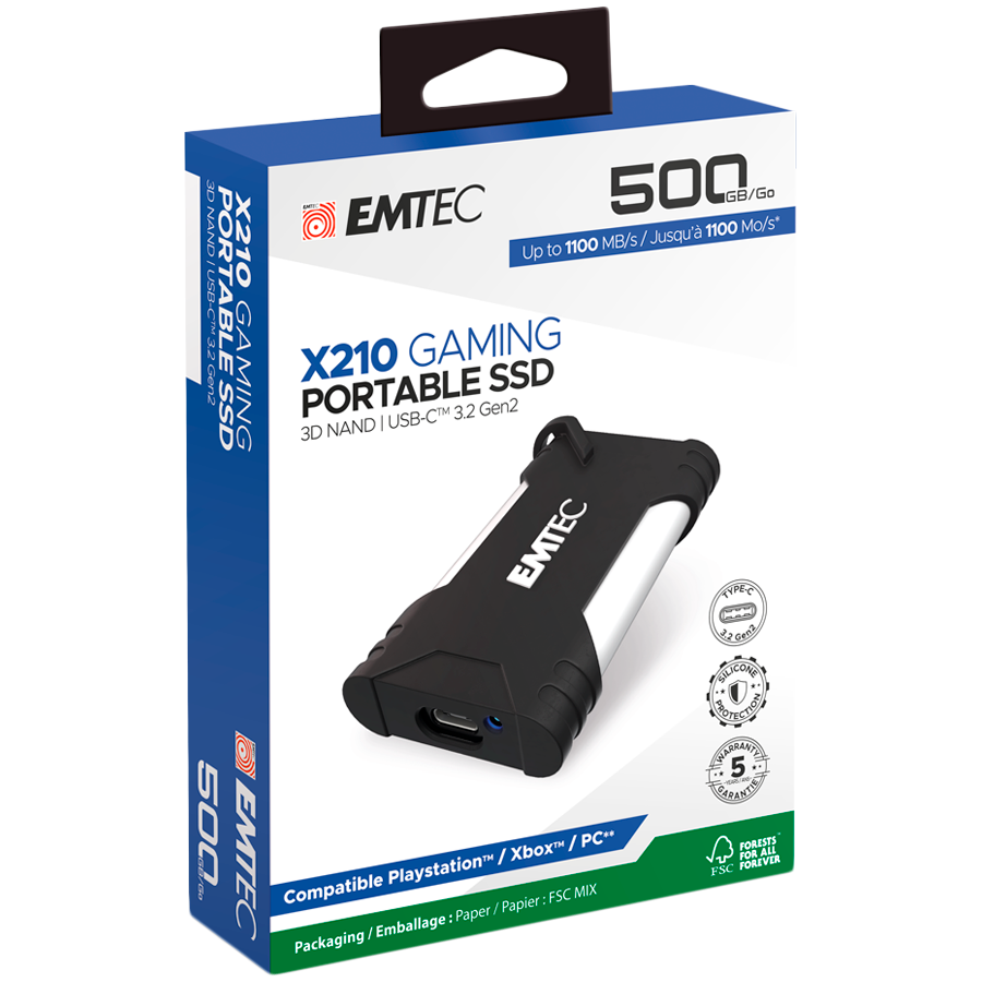 Emtec X210G Portable SSD 500GB